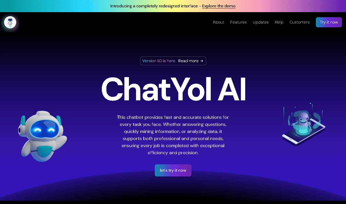 ChatYol Landing Page