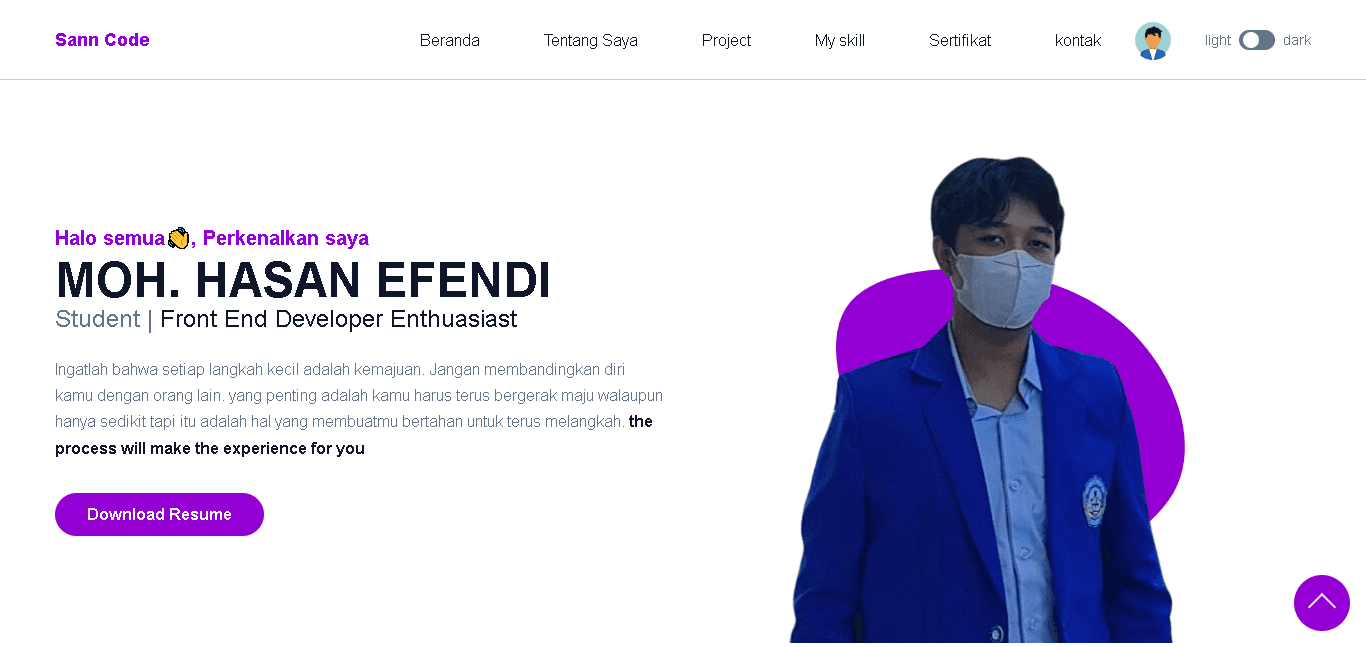 Portfolio Website v1