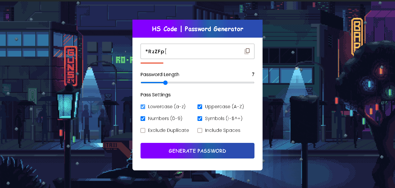 Password Generator